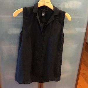 H&M black blouse